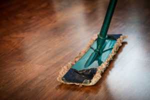 mop cleaning floors during spring cleaning