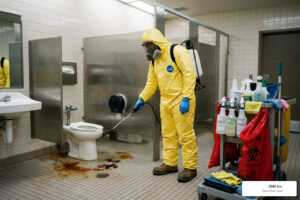 biohazard certified restroom clean