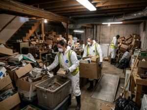 basement hoarding cleanup team